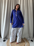 Blueberry Handblock Farshi Set