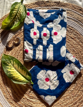 Nyra Blue Kurta Set