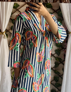 Papaya Kurta Set