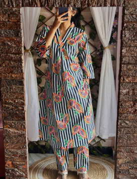 Papaya Kurta Set