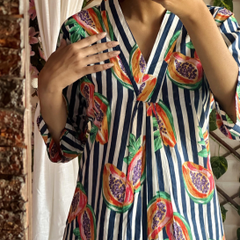 Papaya Kurta Set