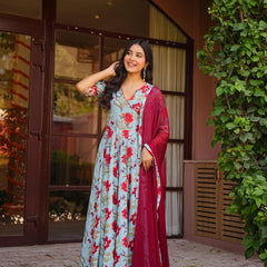 Sakshi Anarkali Set