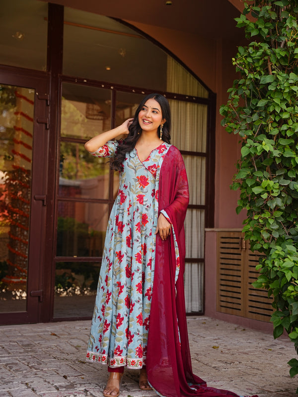 Sakshi Anarkali Set