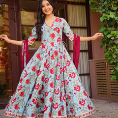 Sakshi Anarkali Set