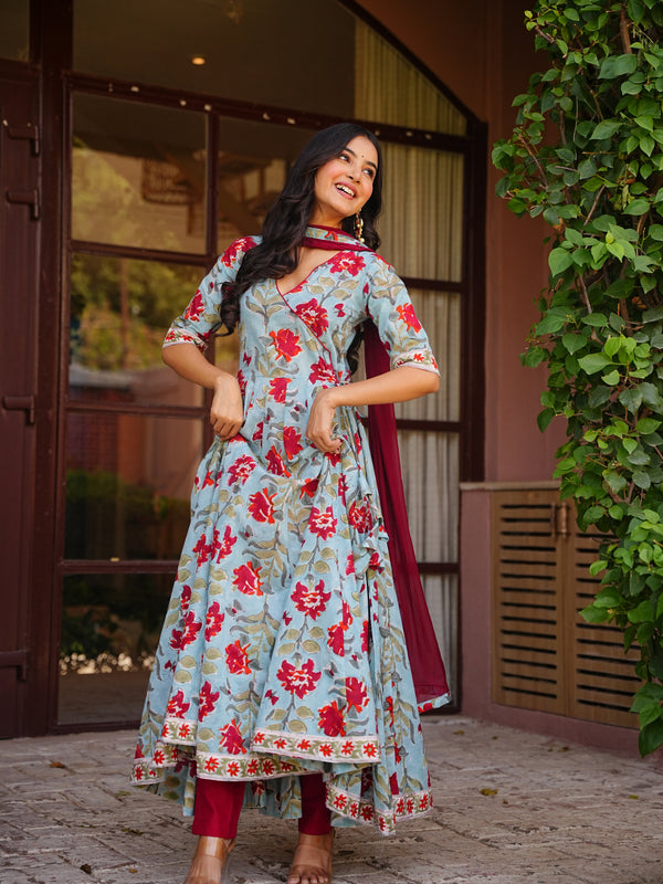 Sakshi Anarkali Set