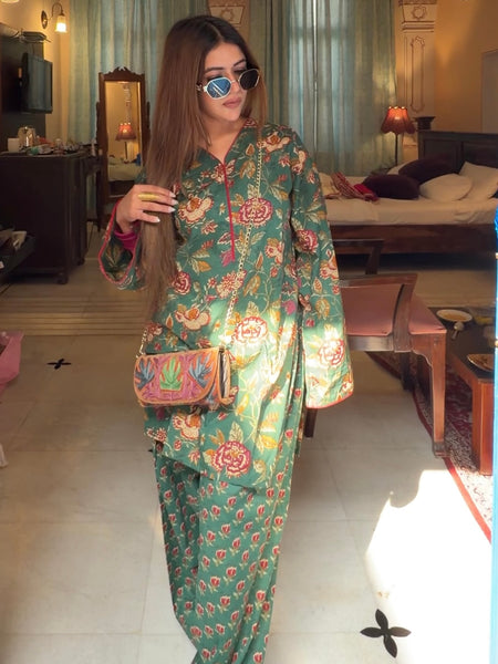 Emerald Farshi Set