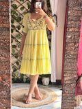 Tiya Butter Yellow Dress