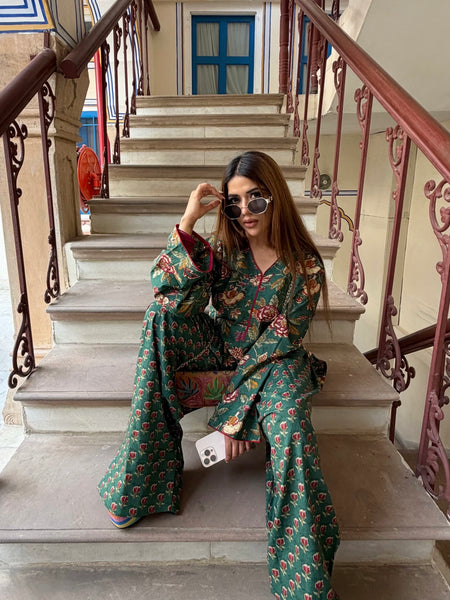 Emerald Farshi Set