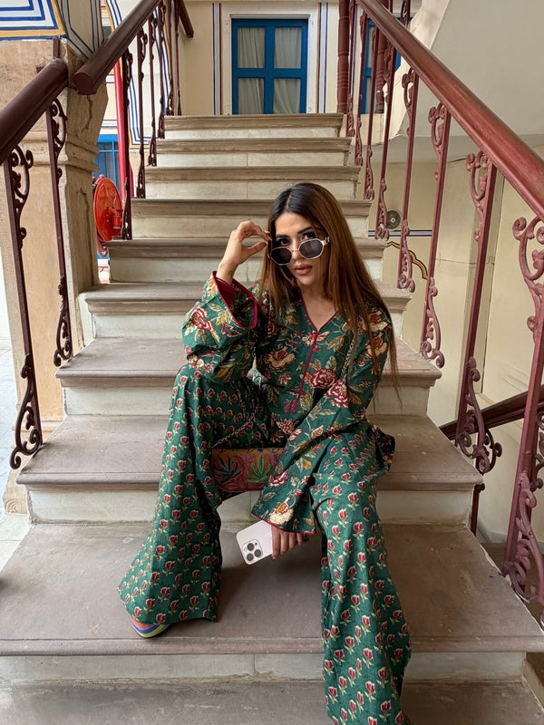 Emerald Farshi Set