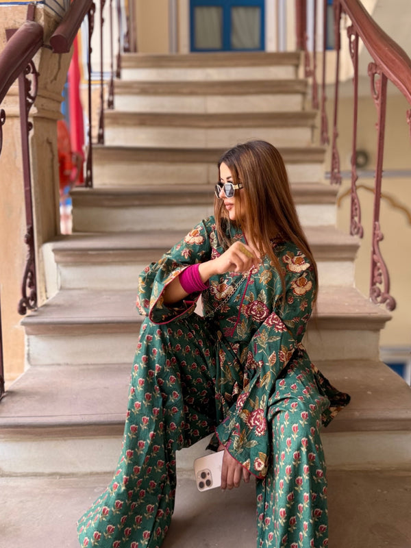 Emerald Farshi Set