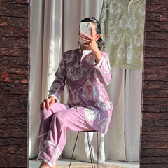 Saya embroidered coord set