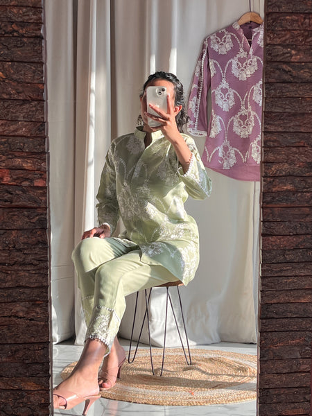 Maya embroidered coord set