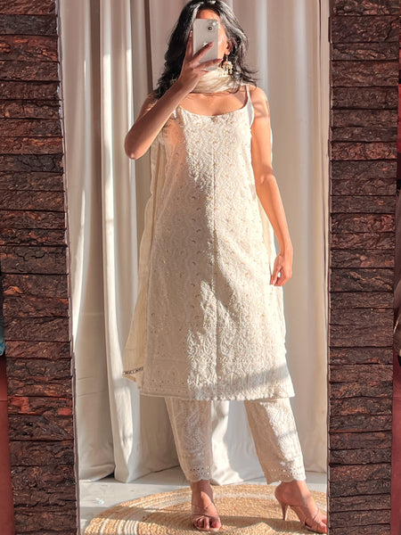Moti Chikankari Suit Set
