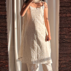Moti Chikankari Suit Set