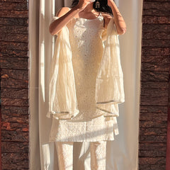 Moti Chikankari Suit Set