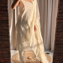Moti Chikankari Suit Set