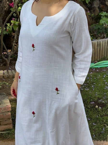 Rose Kurta Set