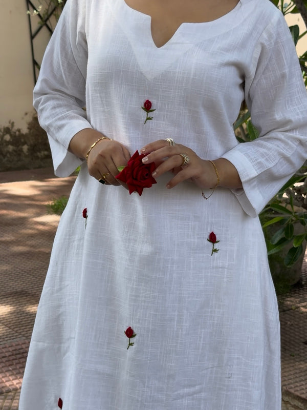 Rose Kurta Set