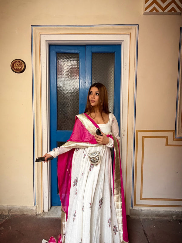 Gulmohar Anarkali Set