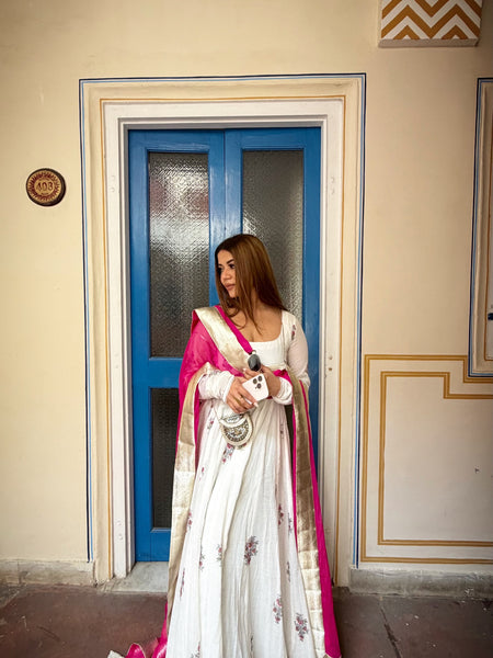 Gulmohar Anarkali Set