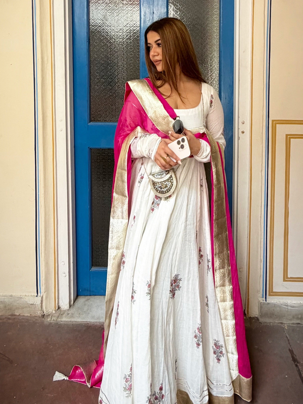 Gulmohar Anarkali Set