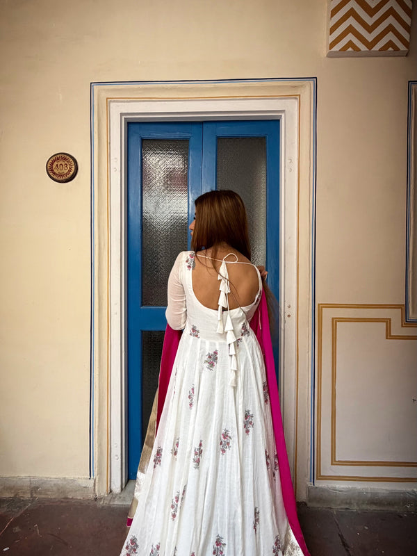 Gulmohar Anarkali Set