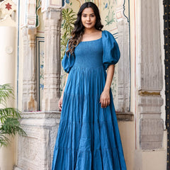 Ocean Whirl Maxi Dress