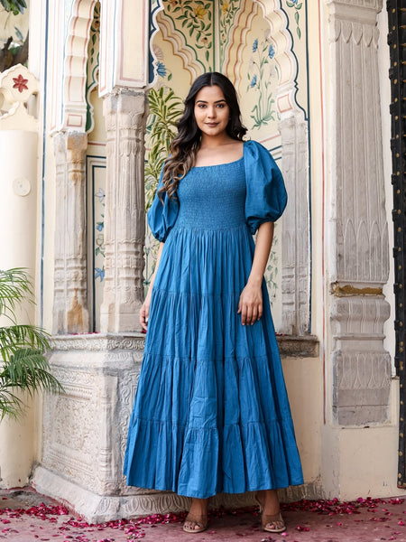 Ocean Whirl Maxi Dress