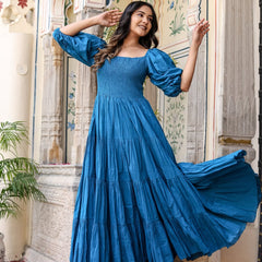 Ocean Whirl Maxi Dress
