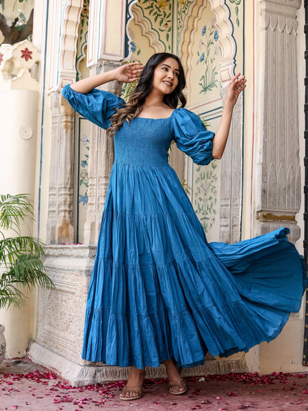 Ocean Whirl Maxi Dress