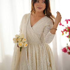 Mohini Chikankari Anarkali Set