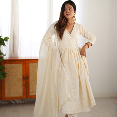 Mohini Chikankari Anarkali Set