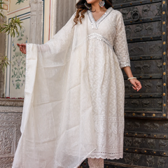 Falak Chikankari Alia Suit Set